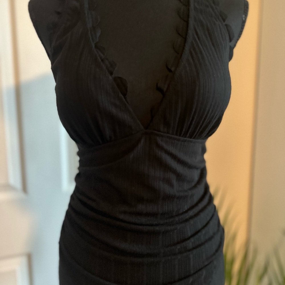 Elegant Black One-Piece Swimsuit